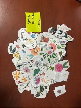 Floral Assorted Sticker Pack - Multicolor Home Accents